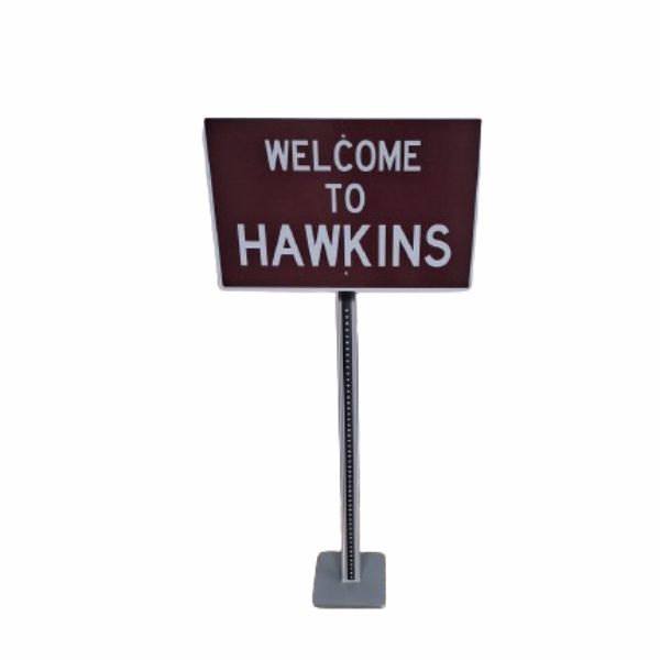 Placa Welcome To Hawkins - Stranger 